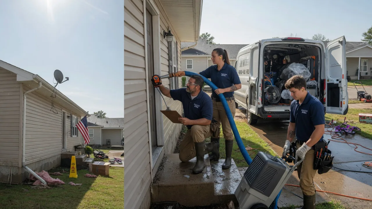 Ceiling Water Damage Restoration in Tryon, OK near me
